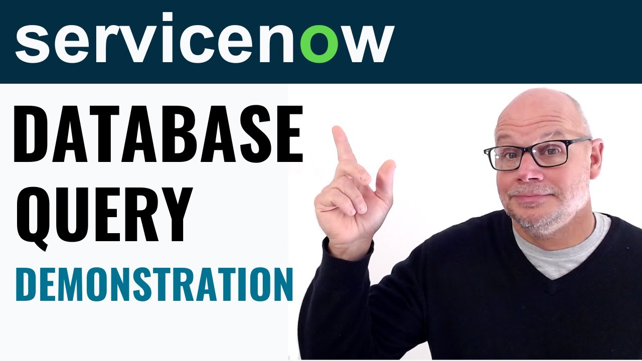 Запрос к базе данных ServiceNow с помощью GlideRecord (как разработчик)