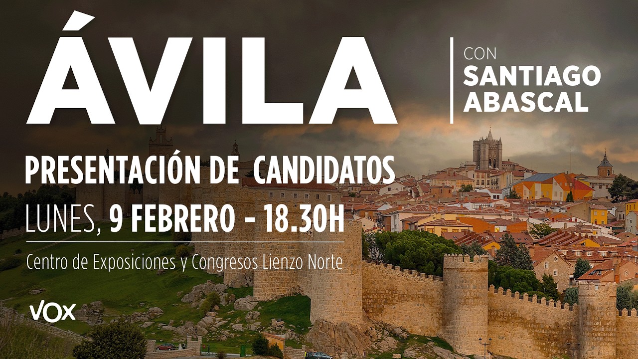 Presentación de candidatos de VOX en Castilla y León