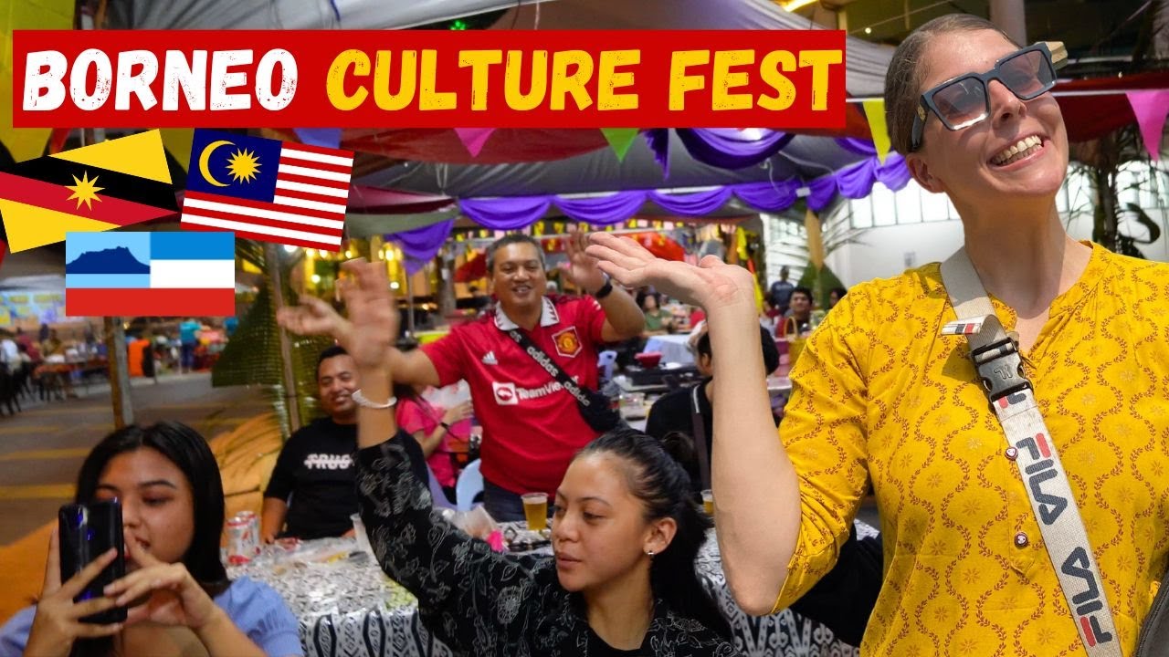 Iban Party на фестивале культуры Борнео 2023 🇲🇾 Сибу Саравак