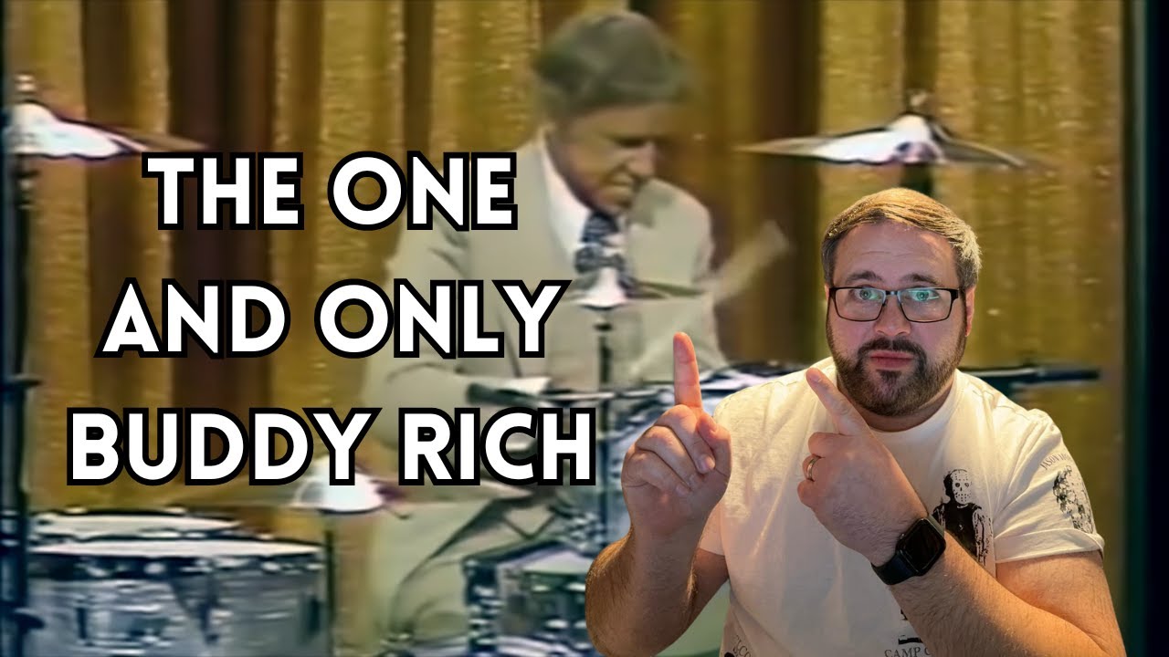 Drummer's Reaction To Buddy Rich's Incredible Tonight Show Drum Solo