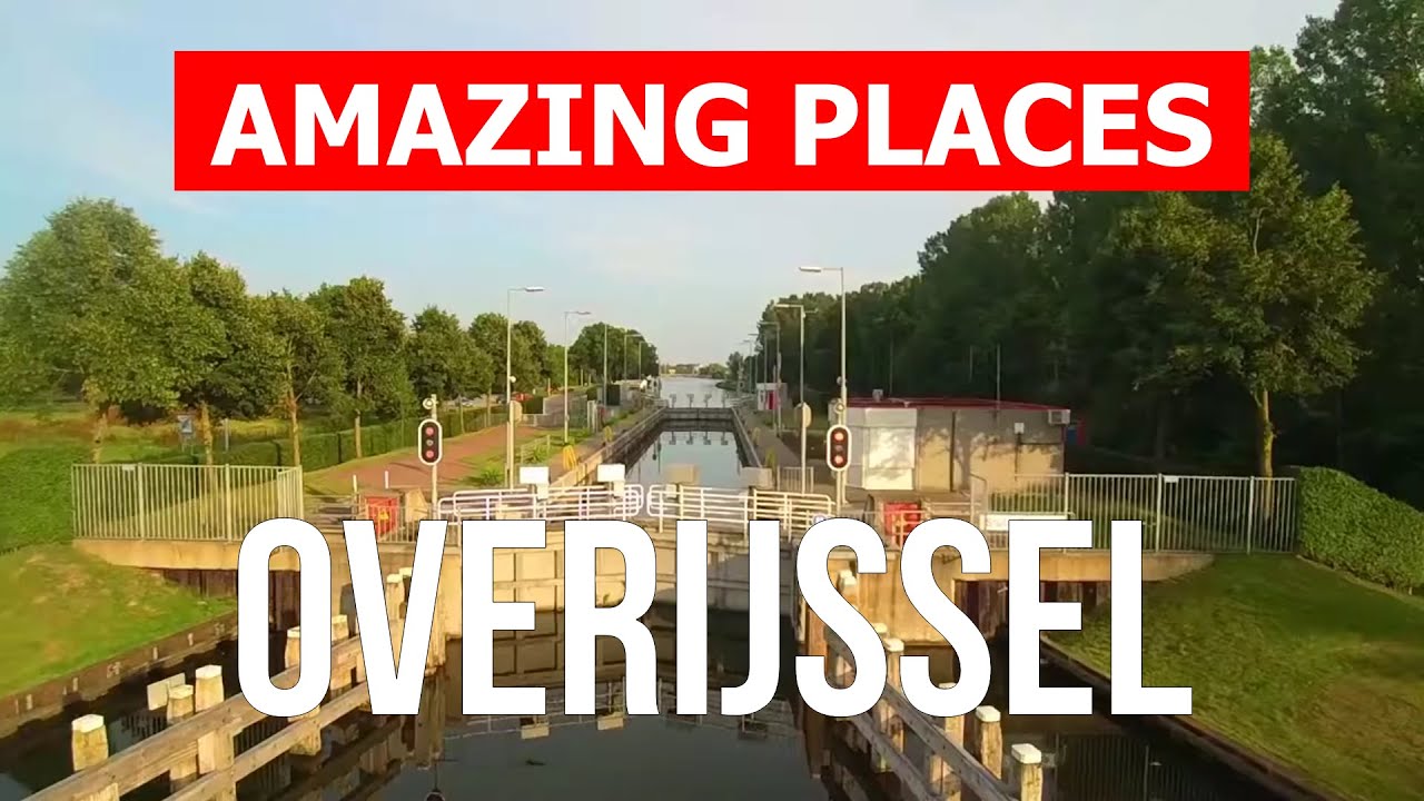 Travel to Overijssel, Netherlands | Nature, tourism, vacation, overview,, landscape | Drone 4k video