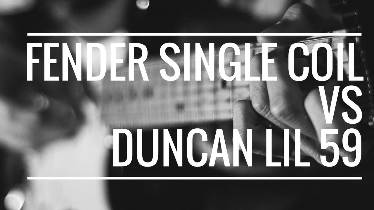 Fender Single Coil vs Duncan Lil 59 Bridge Shootout!