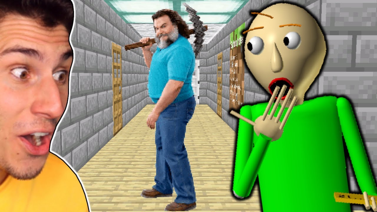 Minecraft Стив осваивает основы Baldi!