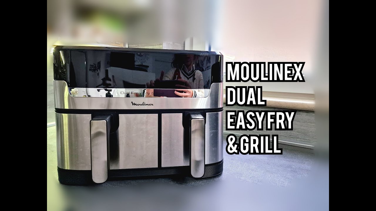 RECENSIONE FRIGGITRICE AD ARIA DUAL EASY FRY & GRILL MOULINEX