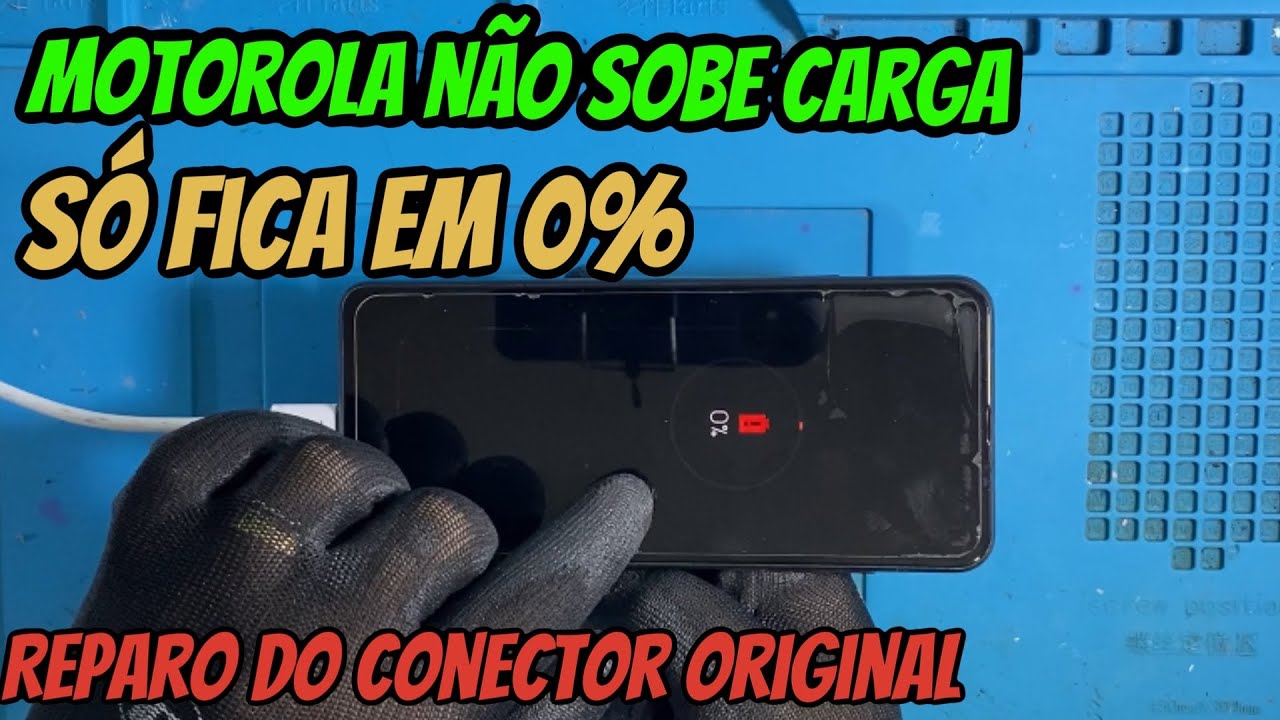 Motorola One Action Mostra carregando mais não sobe carga | Como resolver passo a passo