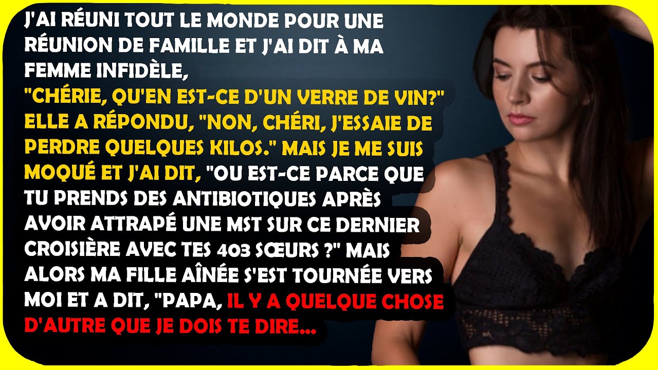 L'épouse infidèle a contracté une MST qui l'a menée à des conséquences terribles.