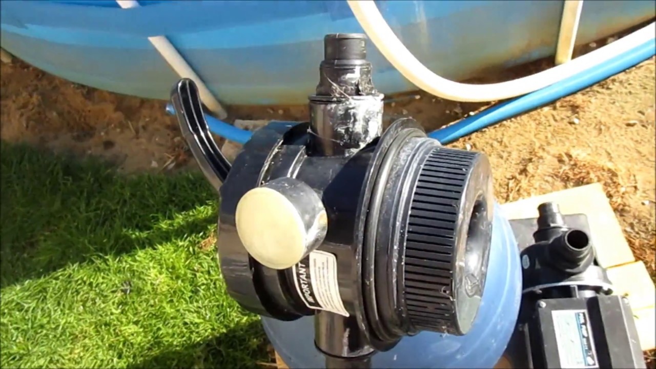 Montage pompe de filtration piscine