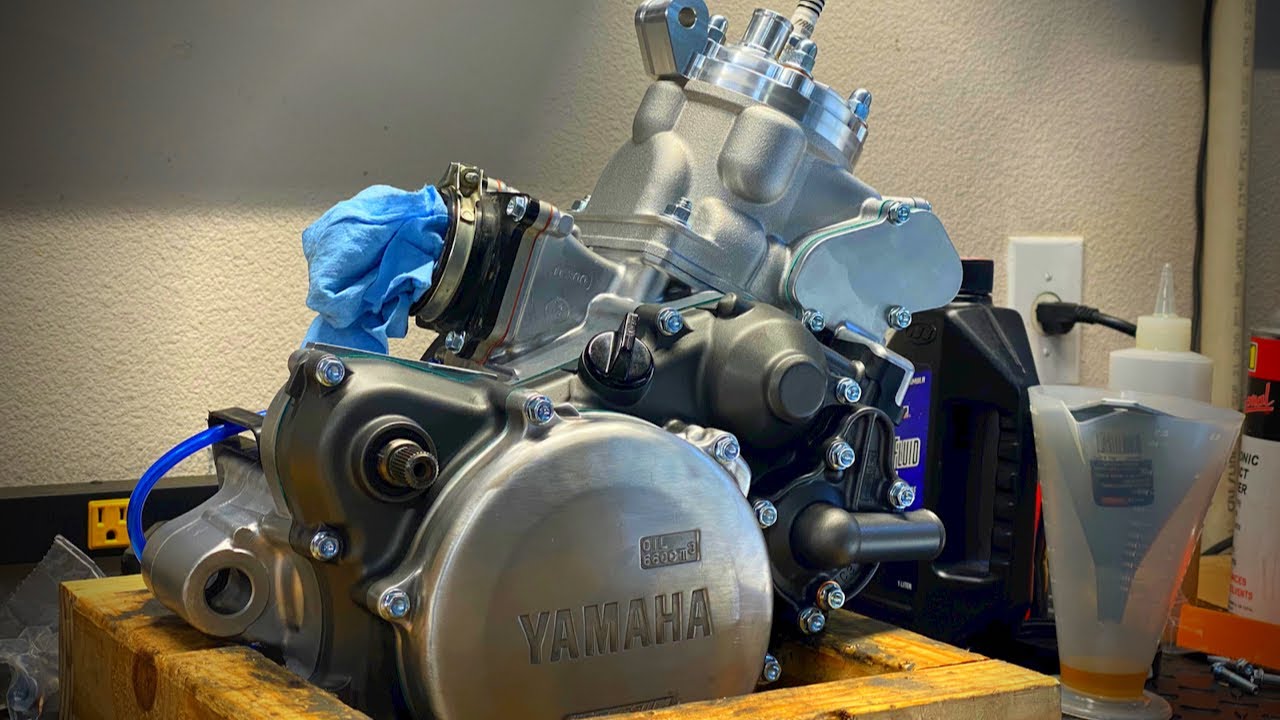 Сборка двигателя YZ125