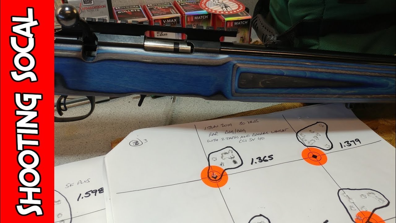 Electrical tape and a barrel weight for improved 22LR accuracy? | Ruger American Rimfire