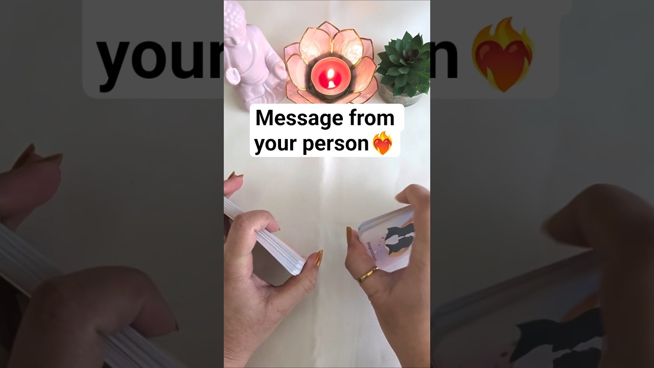 Message from your person ❤️&zwj;🔥#shorts #tarotreading #lovetarotreading
