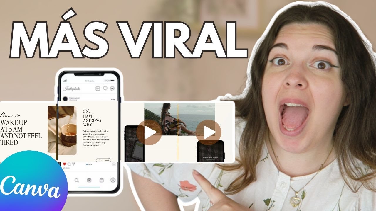 💥Cómo hacer CARRUSELES para INSTAGRAM con VÍDEOS y GIF en CANVA