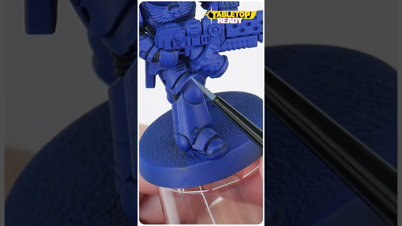 Learn How to Highlight your Warhammer Miniatures #shorts