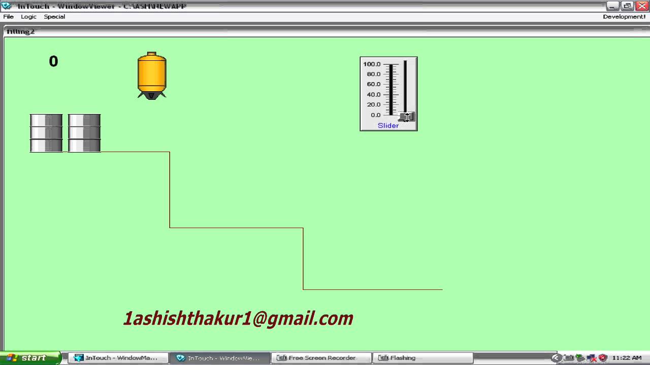 SCADA(Wonderware Intouch) tutorial Design-4