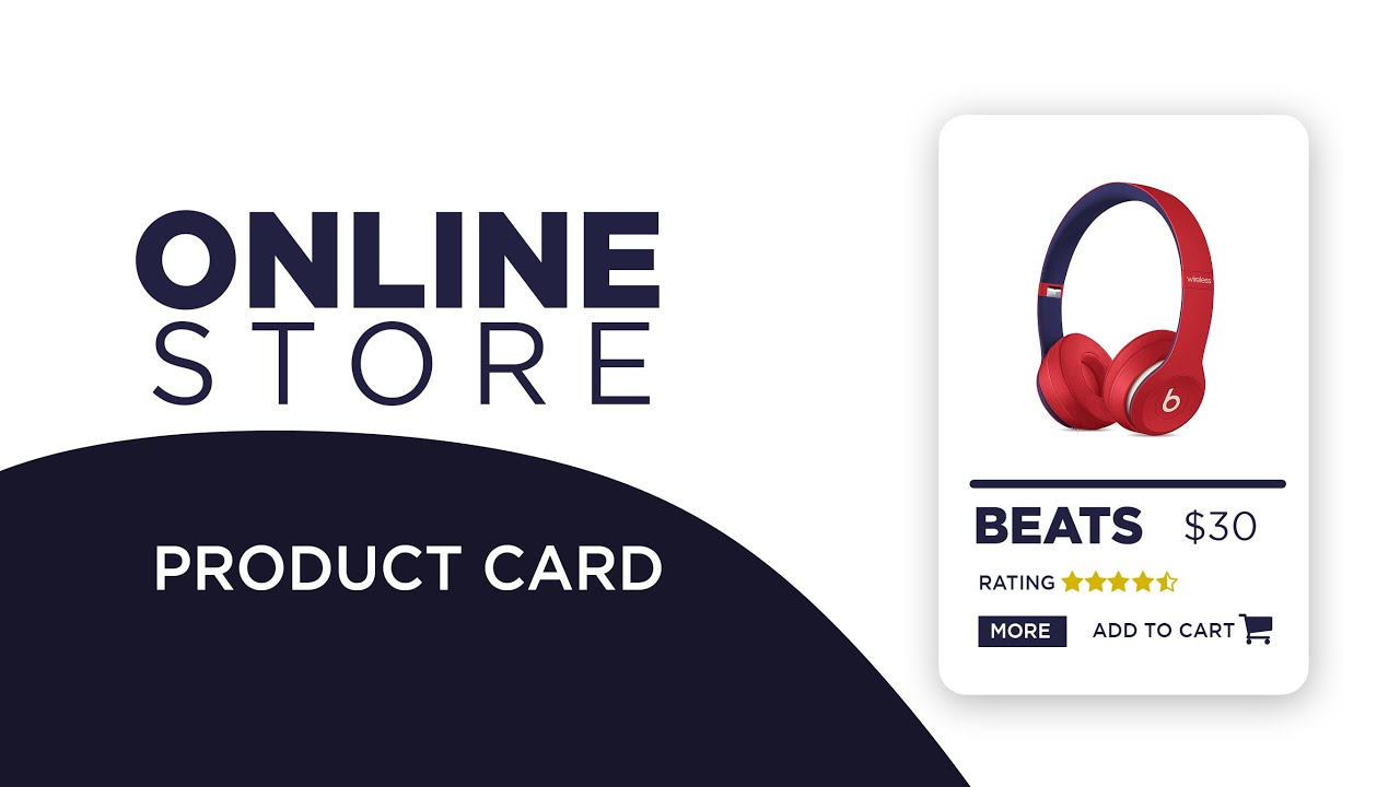 Product Card for E-Commerce Website using HTML & CSS Only | Awesome CSS Product Card Design