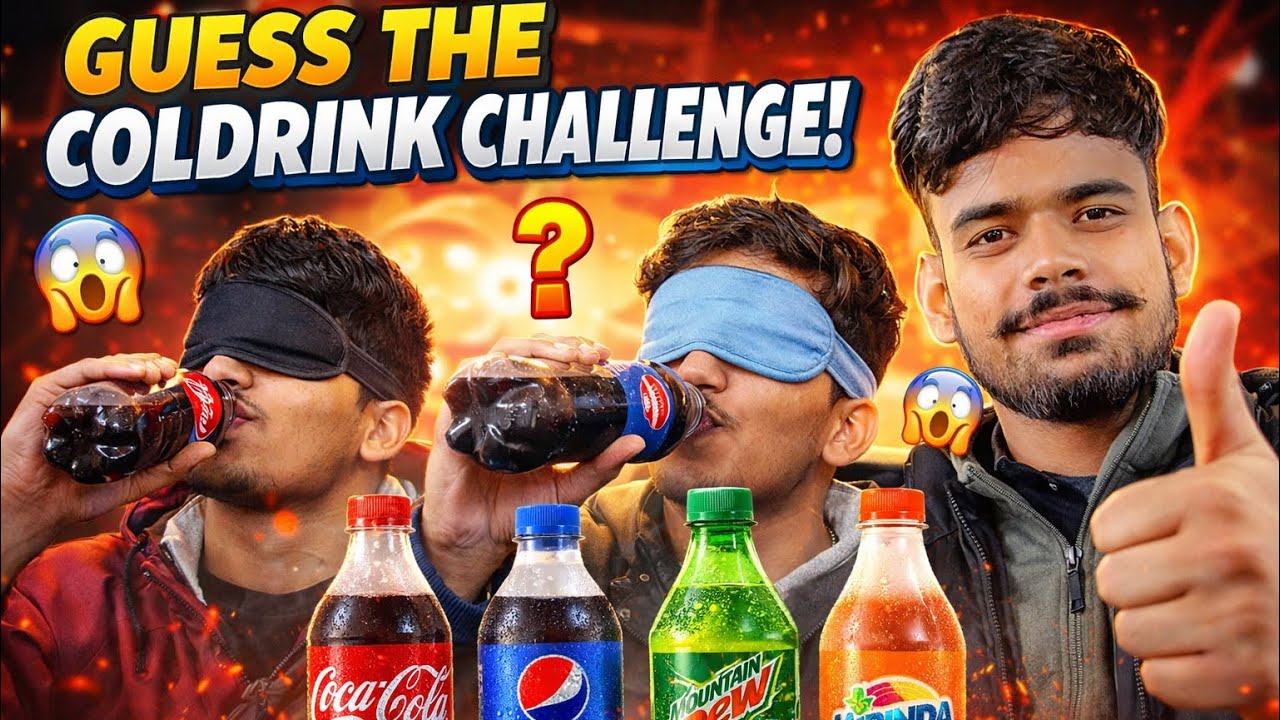 Guess The Coldrink Challenge ?