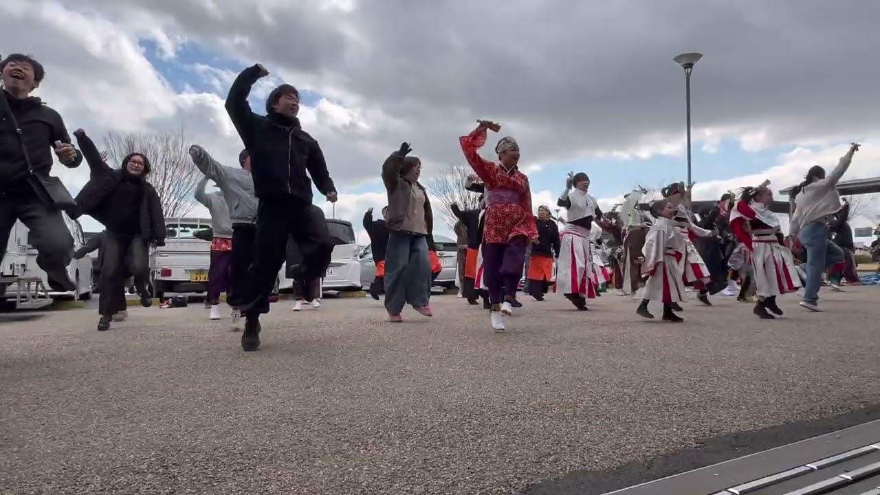 4K  YOSAKOI総踊り　踊るYOSAKOI愛日本　道の駅　上品の里　2026.3.8