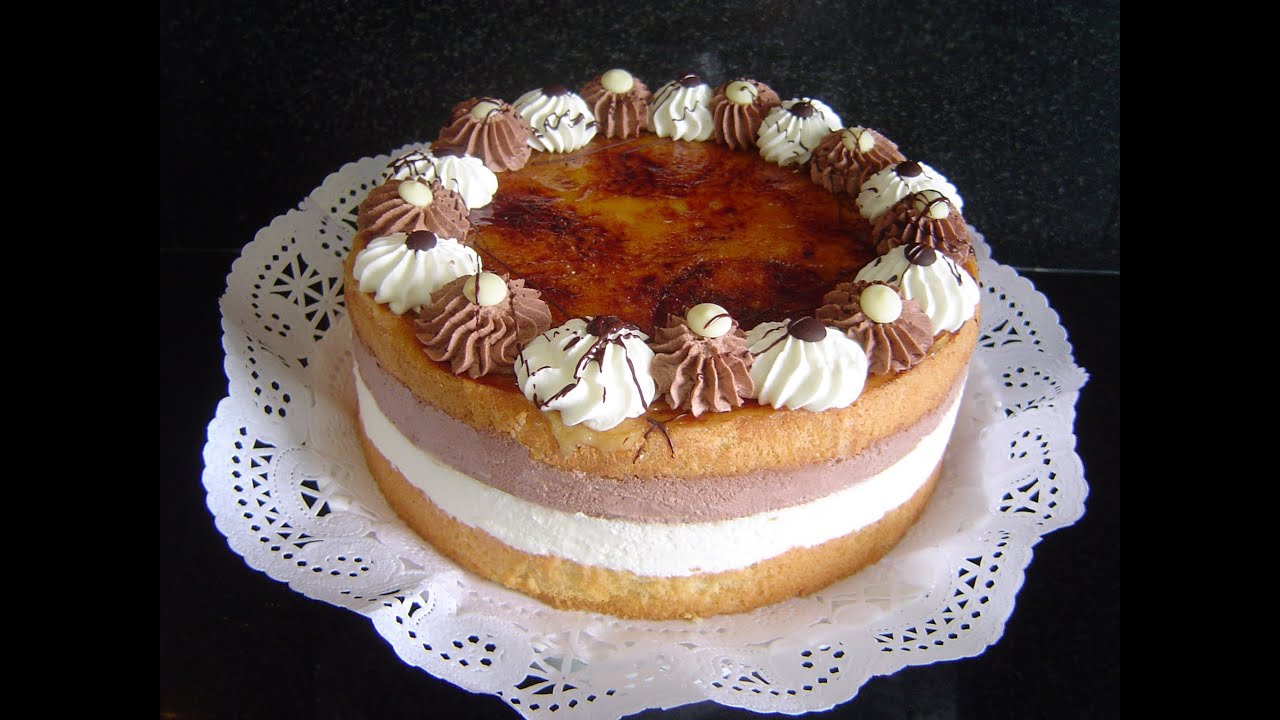 PASTEL MASSINI - BIZCOCHO, NATA, TRUFA Y YEMA (POSTRE ¨FÁCIL)