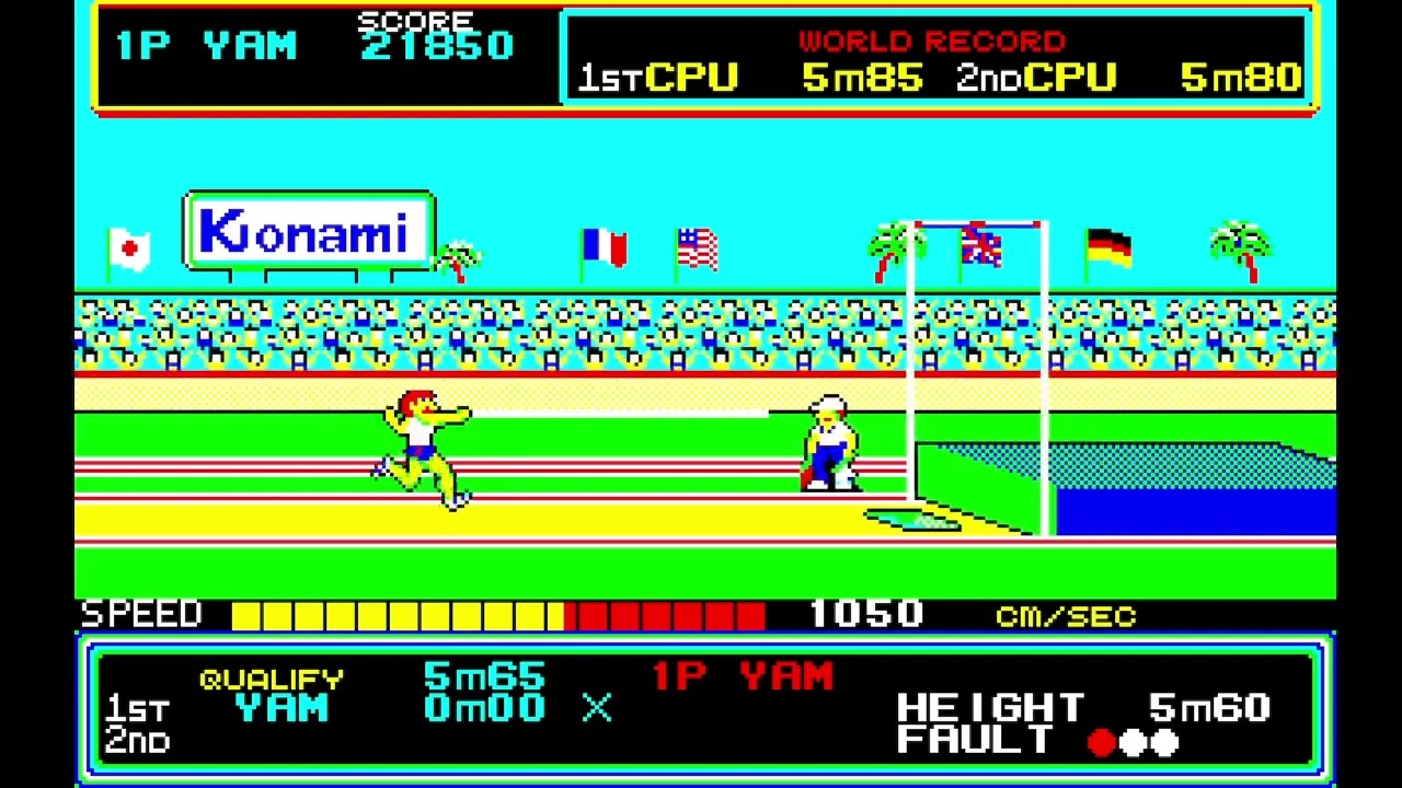 PC8001mk2SR版 ハイパーオリンピック '84（No.2）・改