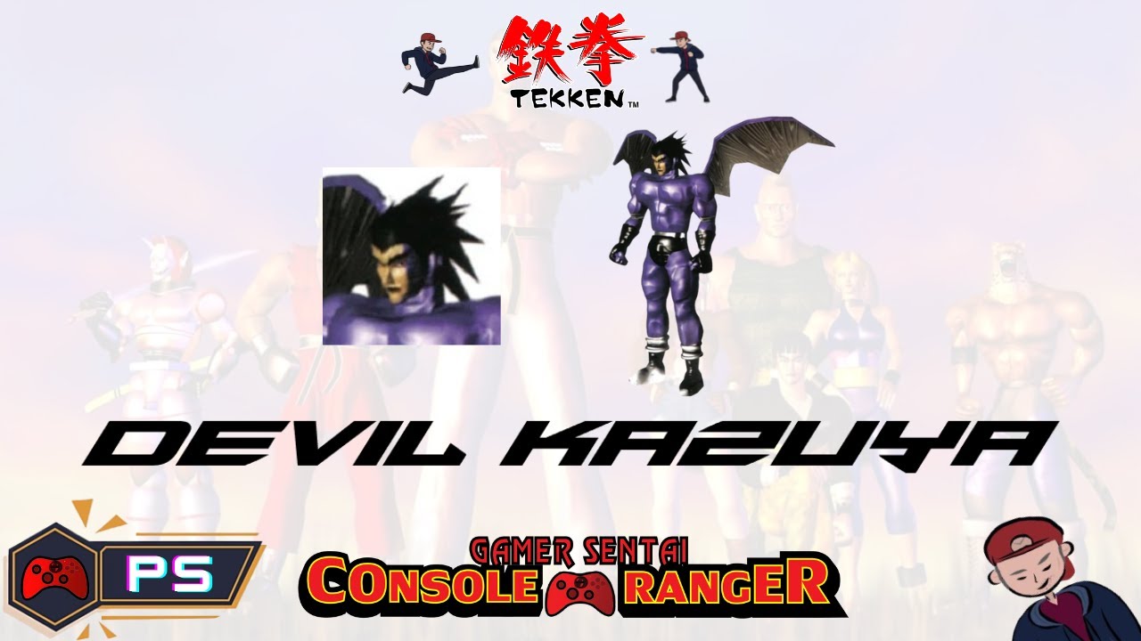 TEKKEN 1 - Devil Kazuya [Arcade Mode] - [Tekken Project] [No Commentary]