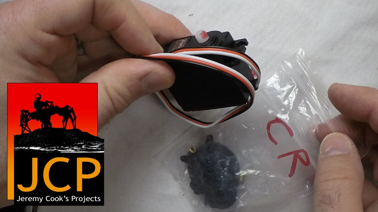 Continuous Rotation Servo Mod for Microcontroller Use