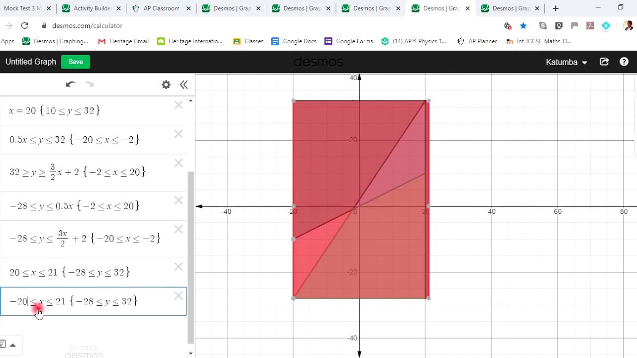 Making a boundary desmos (Vid 5)