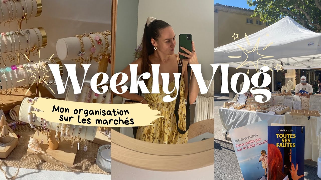 Weekly Vlog #4 Mon organisation pour les marchés, Toutes ses fautes, Leurs enfants après eux