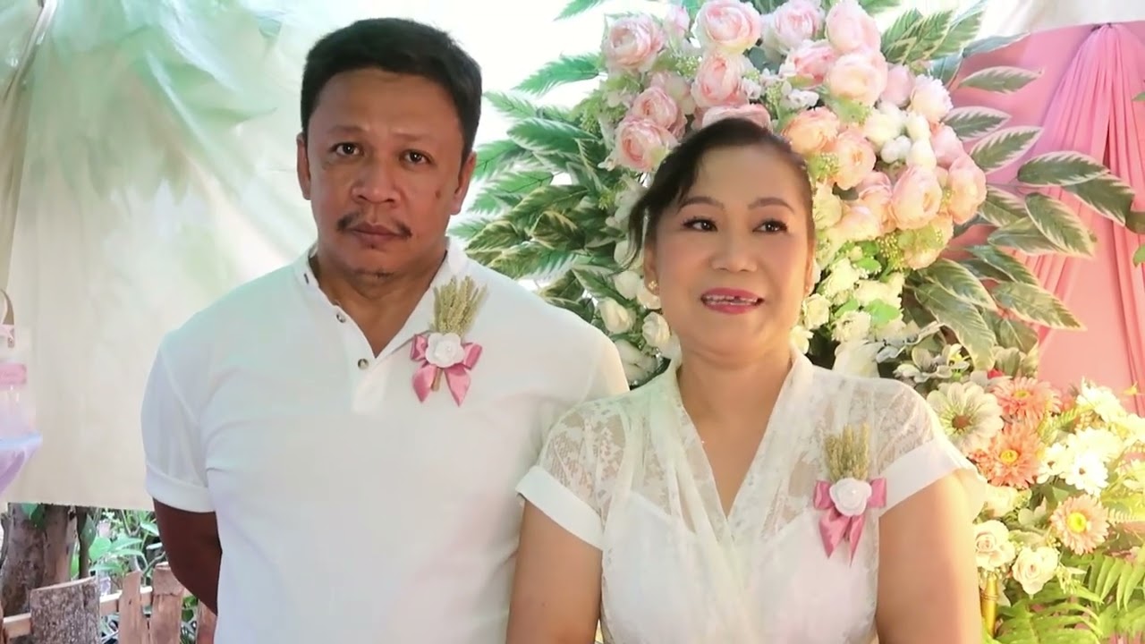 CEDRIC & MARICAR WEDDING DAY   THE GARDEN WEDDING @BURGOS, PANIQUI, TARLAC