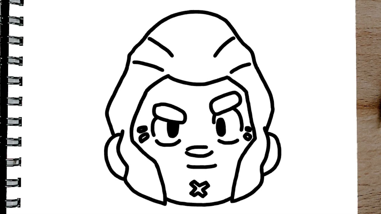 Como dibujar a COLT PASO A PASO de Brawl Stars