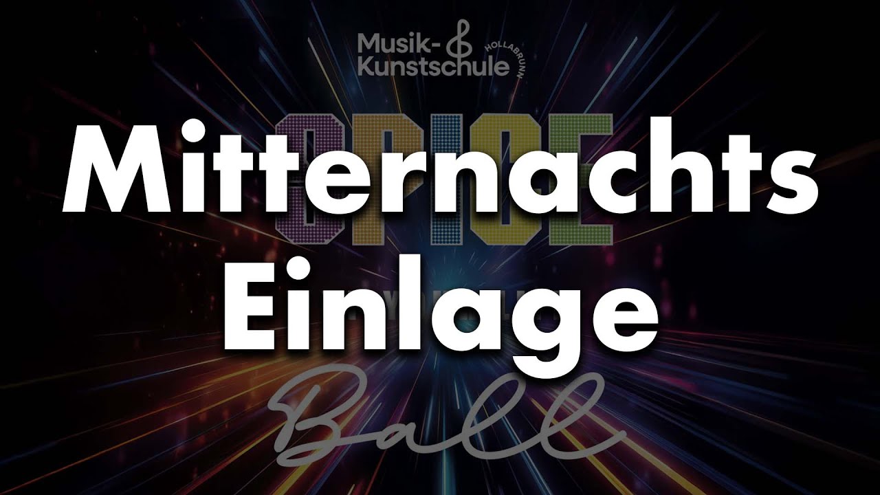 Mitternachtseinlage - Ball der Musik und Kunstschule Hollabrunn 2025