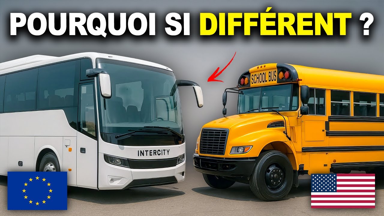 Pourquoi Les Bus Américains et Européens Sont-ils si Différents ?