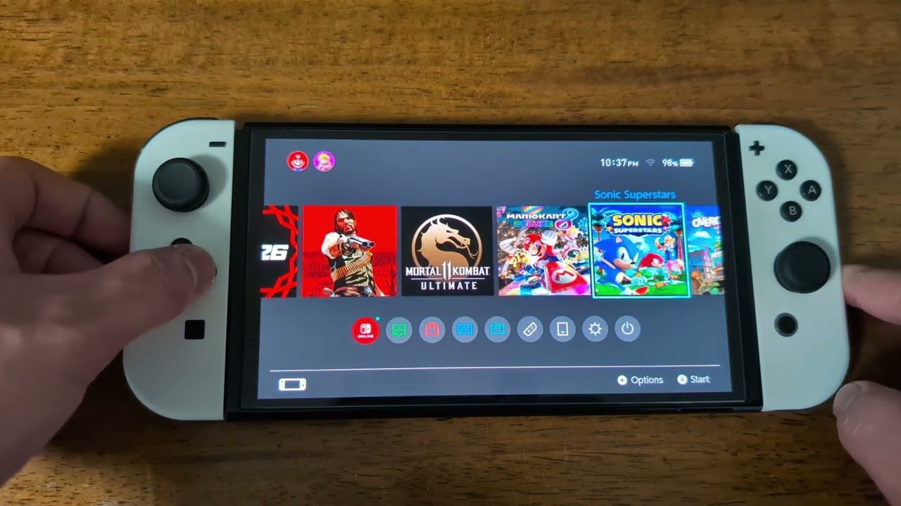 3 DIFFERENT SD CARD ON MY OLED SWITCH  MODDED~2