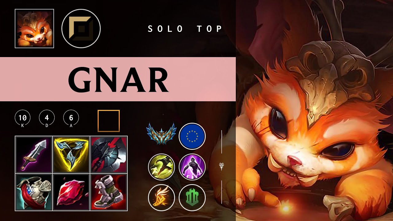 Gnar Top vs Renekton - EUW Challenger Patch 26.02