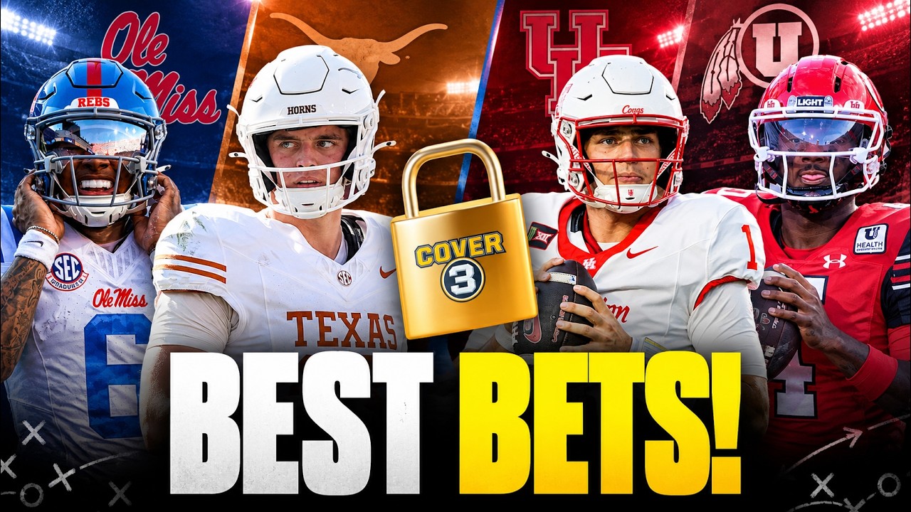 College Football BEST BETS: Ole Miss-Texas & Houston-Utah Predictions!