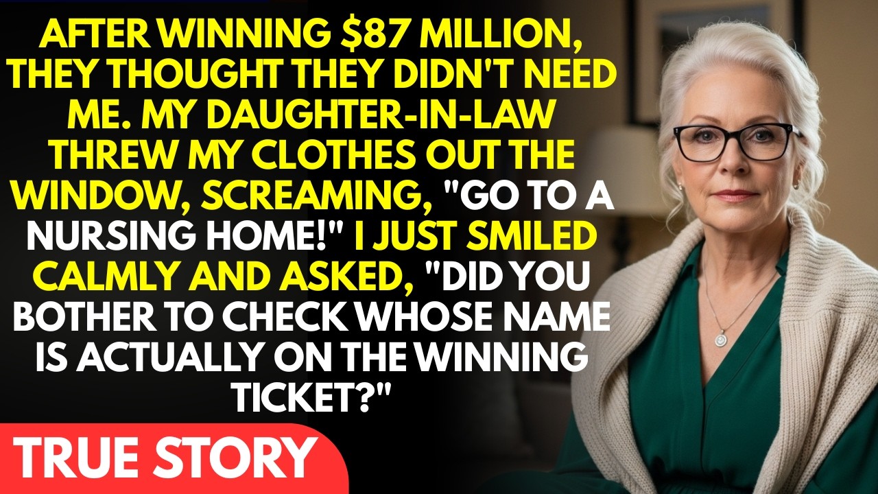 They Won The Lottery And Kicked Me Out. When I Asked Them Who Owned The Ticket...