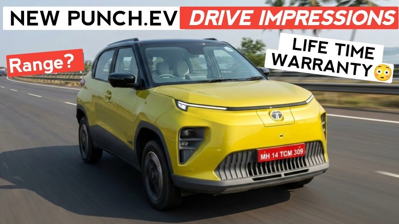 Yeh Toh Rocket Nikli🚀 New Tata Punch.EV First Drive Impression😍✅