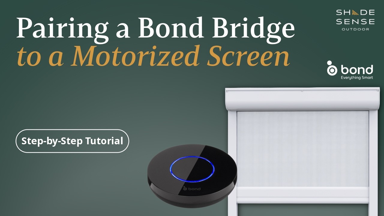 How to Pair a Bond Bridge to a Motorized Screen