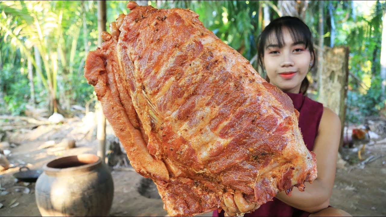 Yummy cooking BBQ Pork ribs recipe - Cooking skill