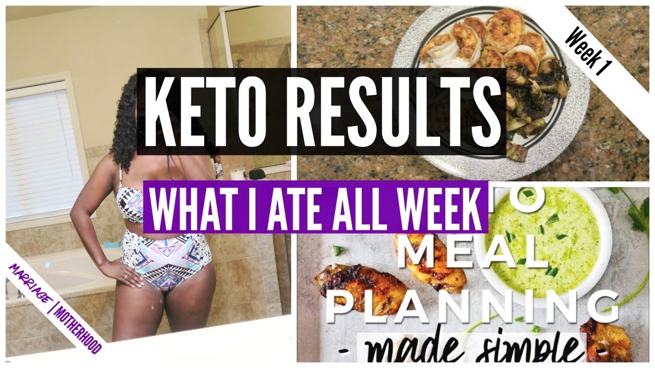 THE KETO DIET WEIGHTLOSS RESULTS | HOW MUCH WEIGHT DID I LOSE | WHAT i ATE ALL WEEK