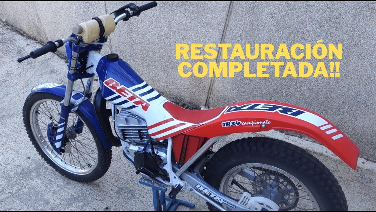 Ya esta la moto lista para ir a probarla😍😍 // Beta TR34//