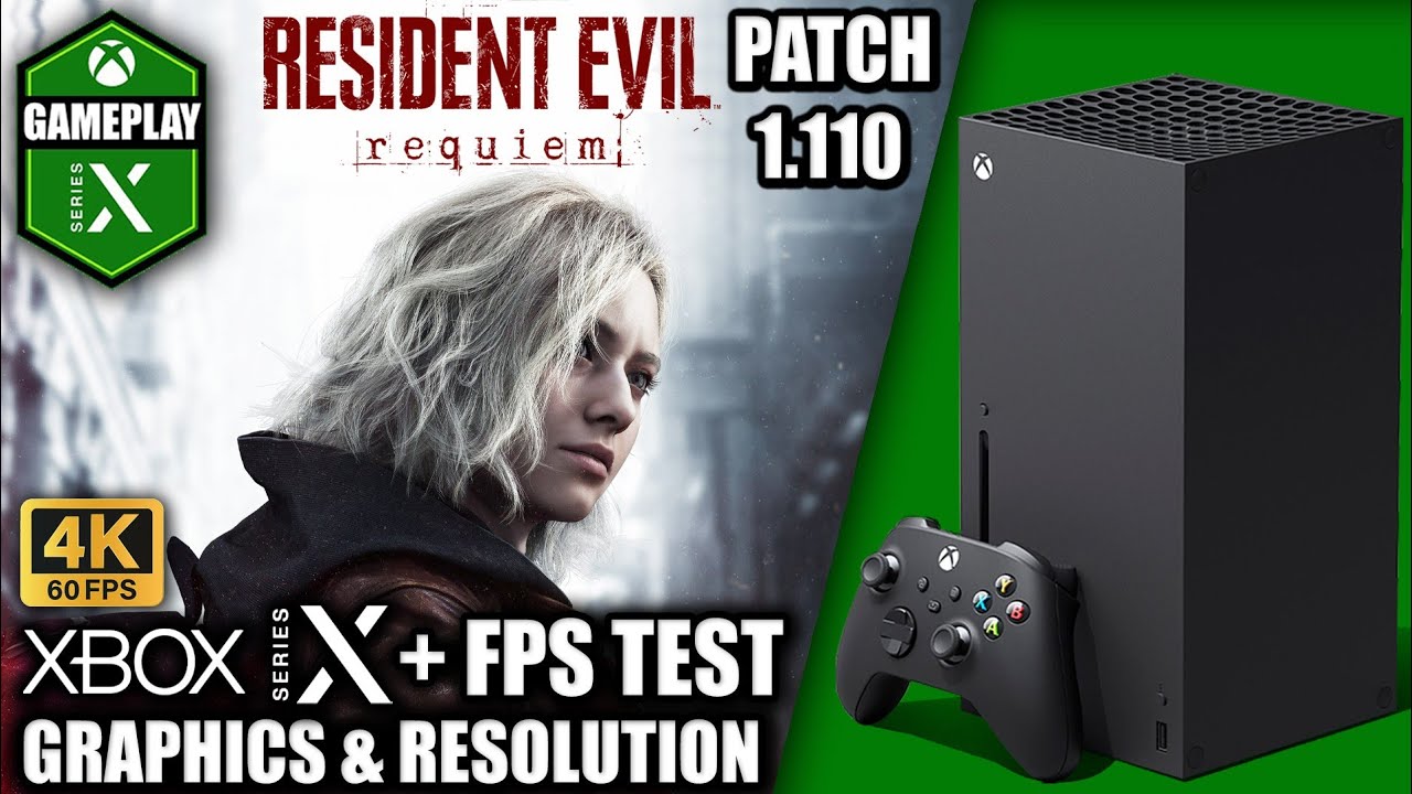 Resident Evil Requiem: Patch 1.110 - Xbox Series X Gameplay + FPS Test
