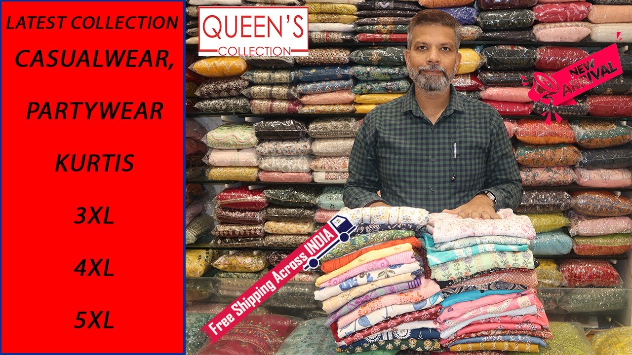 Latest Casualwear,Partywear kurtis 3XL,4XL,5XL#kurtis @QueensCollection