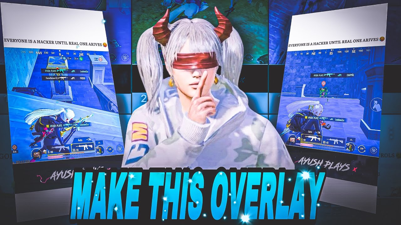 MAKE YOUR SHORTS OVERLAY LIKE AYUSH PLAYS❤️&zwj;🔥| ANIMATED OVERLAY TUTORIAL| #bgmi #pubgmobile #editing