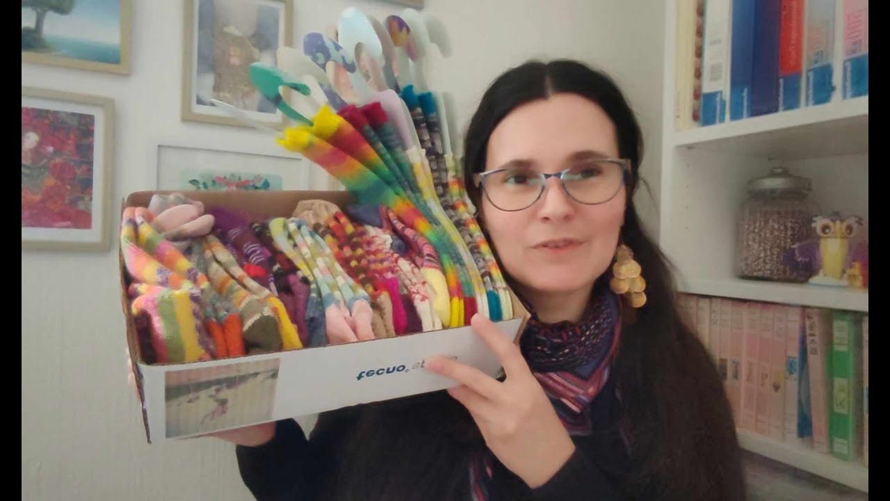 Podcast Tricot - Ma boite de bas 2023 - Ces chaussettes tricot&eacute;es en 2023 pour 2024