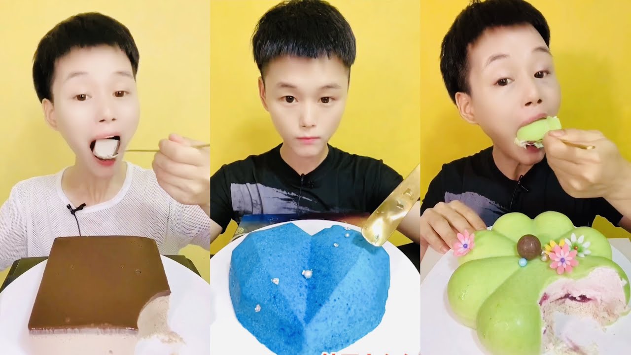 ASMR MOUSSE CAKES *Big Bites* Mukbang |먹방 | 饮食表演 | การแสดงการกิน| 食事ショー |Eating Sound