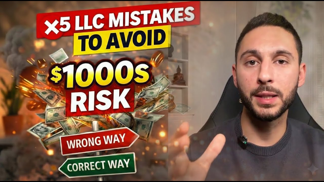 Don’t Start an LLC in 2026 Until You Watch This (5 Huge Mistakes)