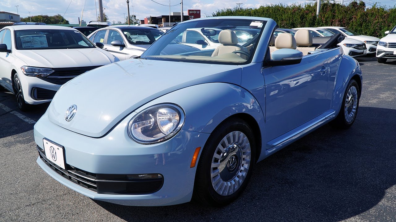 2015 Volkswagen Beetle Convertible Denim Blue | Video Tour with Aiden