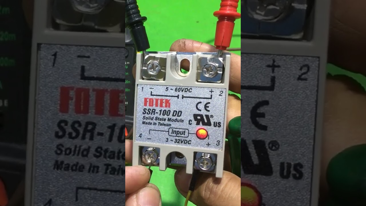 SOLID STATE RELAY (SSR) FOTEK 100A DC TO DC #ssr #dctodc #relay #selenoid