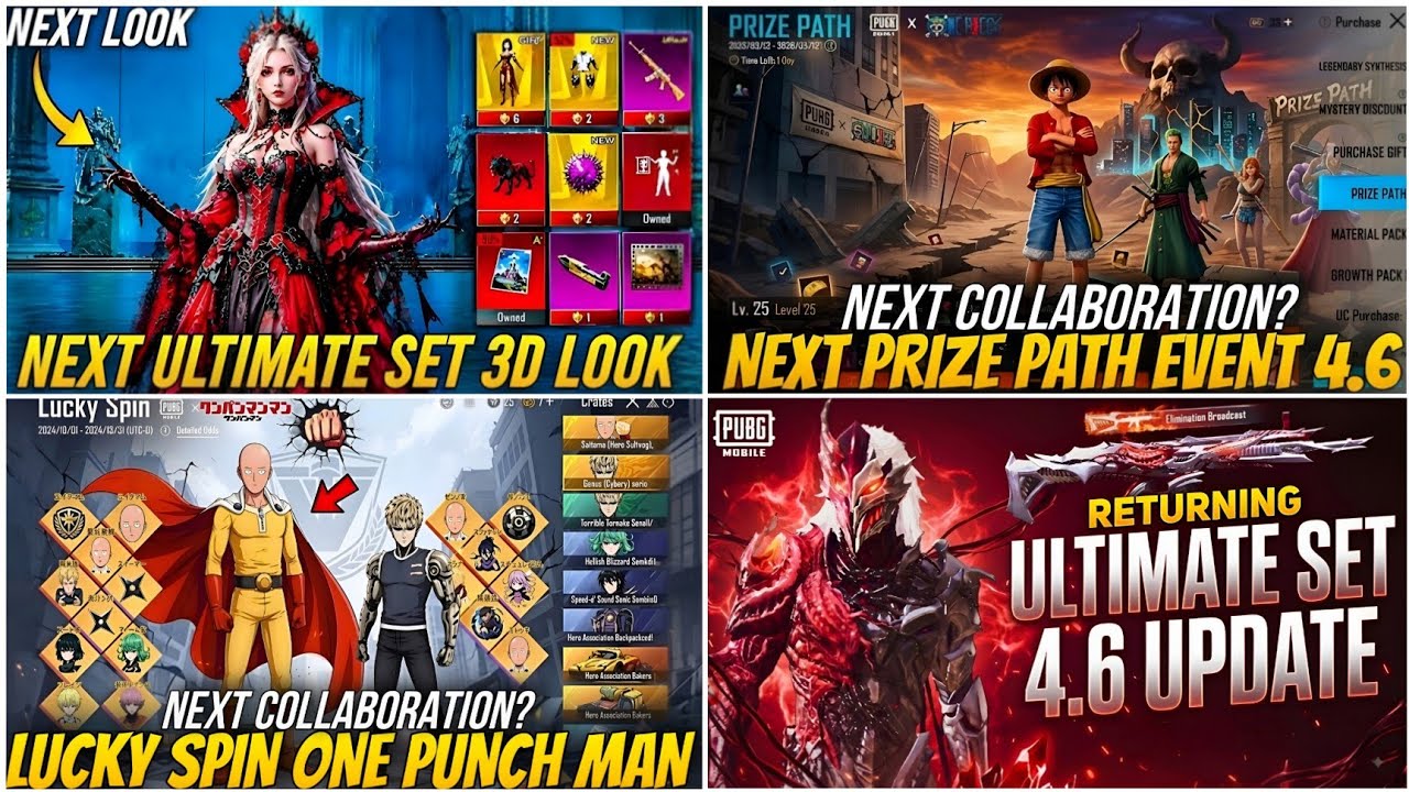 🔴NEXT PRIZE PATH IN BGMI 4.6 UPDATE😍| NEXT ULTIMATE SET BGMI 4.6🔥|RETURNING ULTIMATE SET BGMI/PUBGM😱