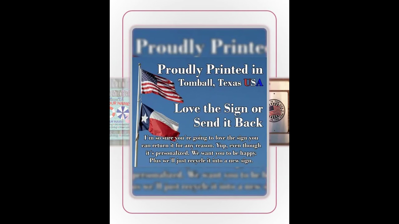 Personalized - Pool Rules - Metal Sign