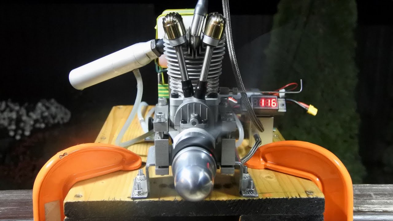 Saito FA 120S DP twin spark ignition conversion Part 1
